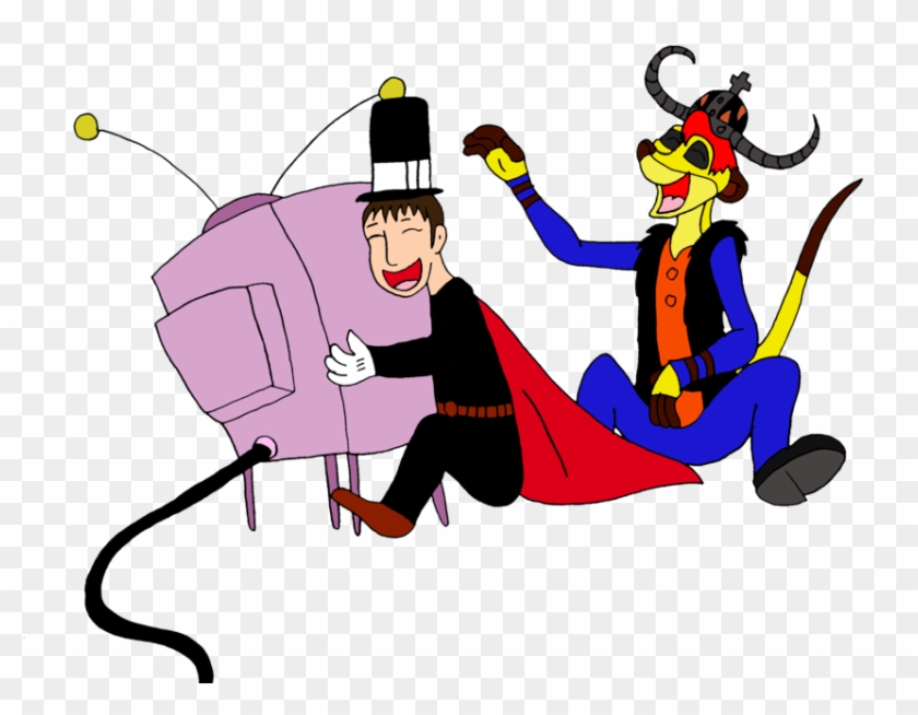 Me And Ren Laughing By Brermeerkat16 On Clipart Library - Cartoon #325732