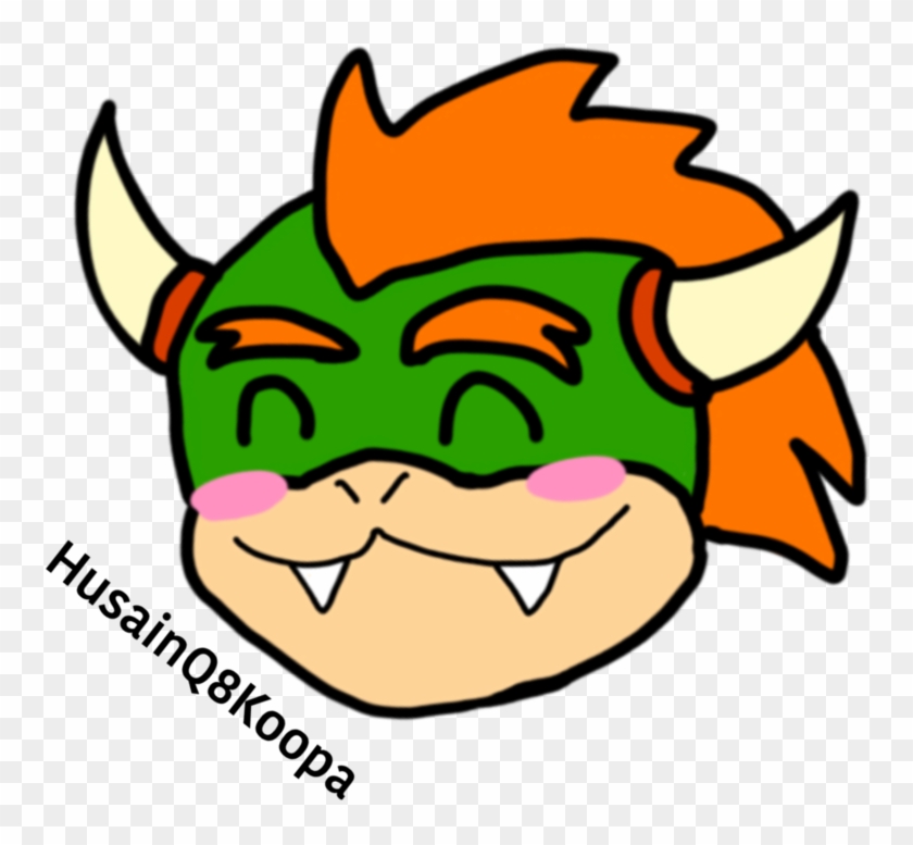 Bowser Head Kawaii By Huswserstar - Art #325893