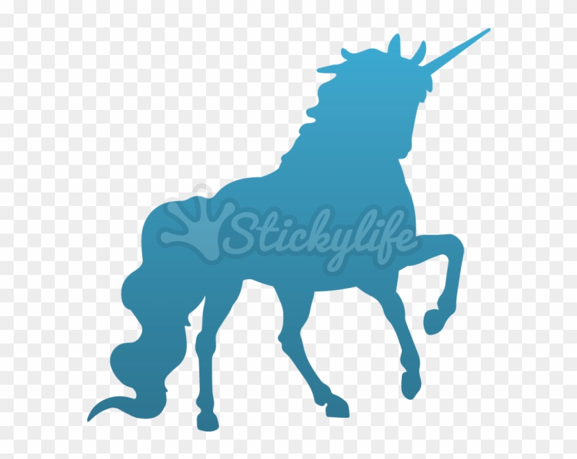 Unicorn Decal - Unicorn Clipart Black And White #325915