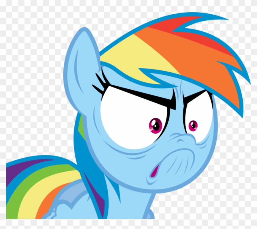 Angry Rainbow Dash By Dasprid - Rainbow Dash Angry Gif #326010