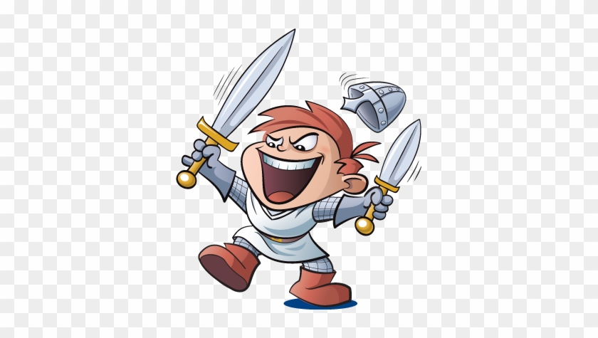 Make-believe Knight Cartoon - Security Company #326574