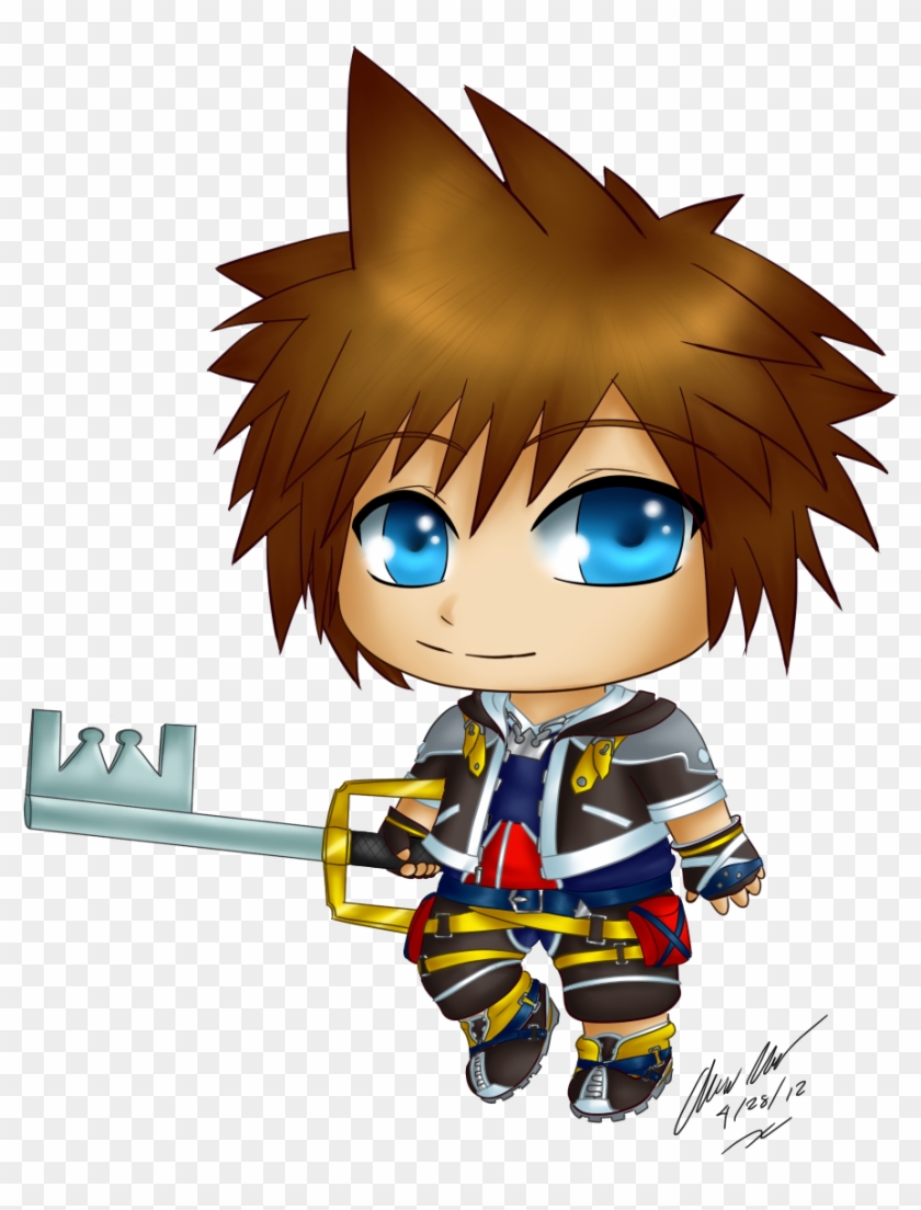 Chibi Sora By Wonderland-cupcake - Kingdom Hearts Chibi Sora #327646