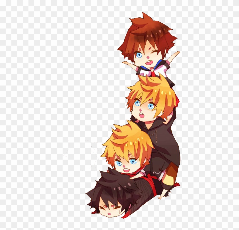 Sora, Roxas, Ventus And Vanitas Render By Aeroxventusxyuni - Ventus #327654