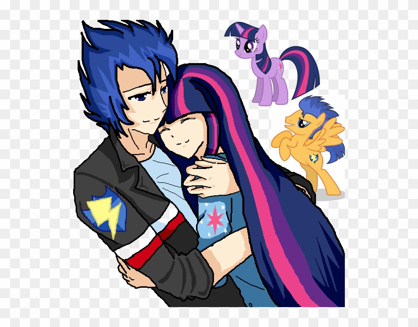 Flash Sentry Y Twilight Sparkle By Sweetpain-minako - My Little Pony Friendship #327809