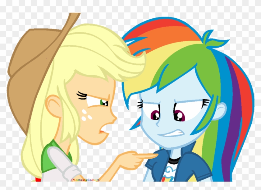 Applejack My Little Pony Equestria Girls Wiki Fandom - Rainbow Dash And Apple Jack Eg #328001