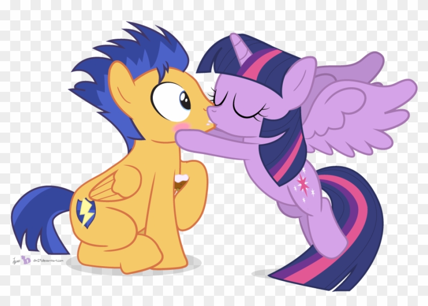 Dm29, Blushing, Female, Flashlight, Flash Sentry, Kissing, - Mlp Twilight And Flash Kiss #328077