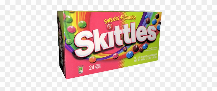 Sweet & Sour Skittles Box Candy - Skittles Sweets & Sours #328561