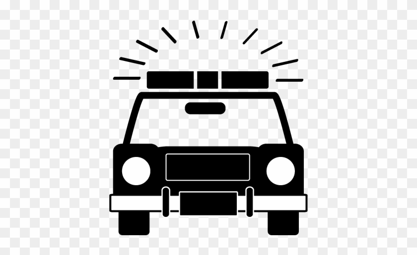 School And Study - Police Car Icon Png #328849