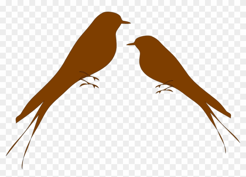 How To Draw A Bird, How To Draw A Swallow 4 - Bird Silhouette #328976