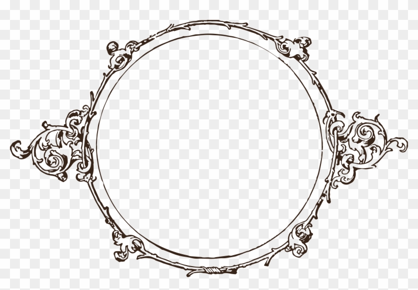 Images For Scroll Border Clip Art - Vector Vintage Frame Png #329710