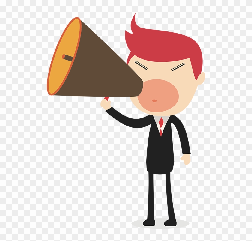 Screaming Megaphone Clip Art - Screaming Megaphone Clip Art #329719