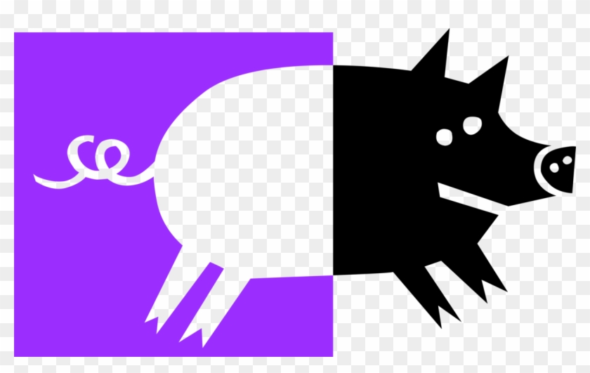 Vector Illustration Of Pig In Pigsty Or Pigpen - Better Than Bacon Improv #329820