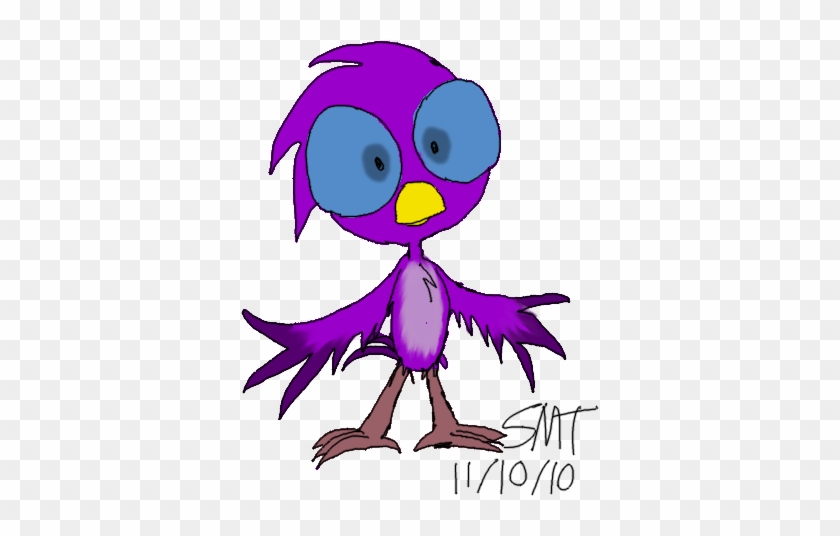 Burd Or Purple Bird By Catmaniac8x On Deviantart - Cartoon #330094
