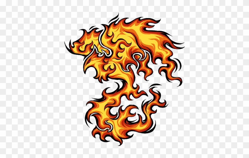 Phoenix Tattoo Design By Kawiku - Fire Tattoo Design Png #330263
