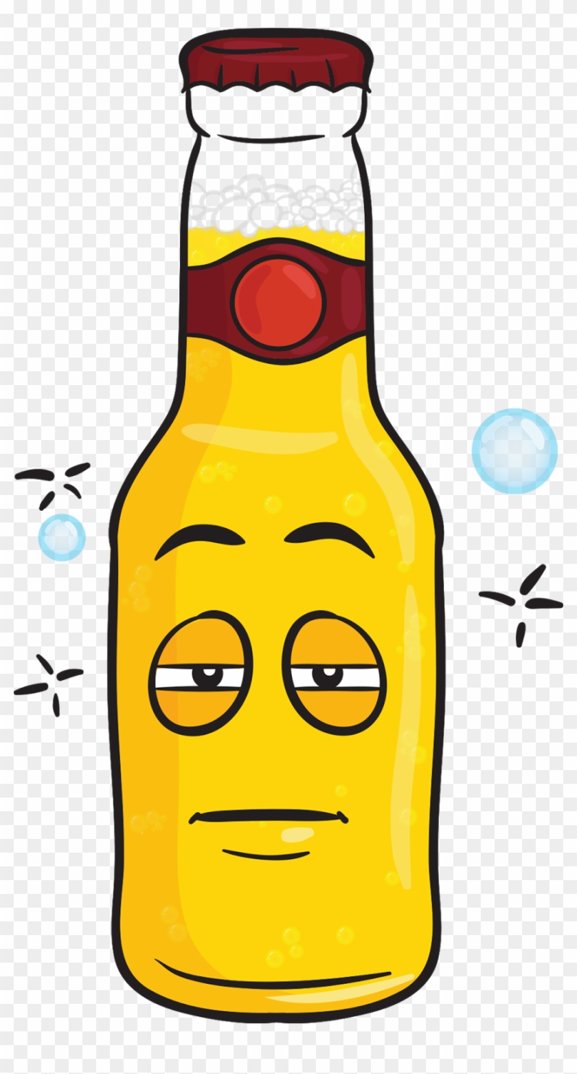 Upcoming Jacksonville Craft Beer Events - Cartoon Drunk Beer Bottle #330850