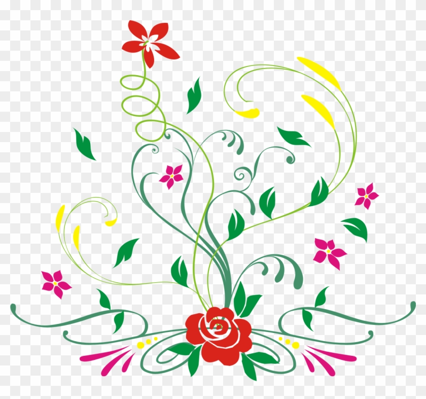 Flower Vector Floral Design - Floral Vector #330962
