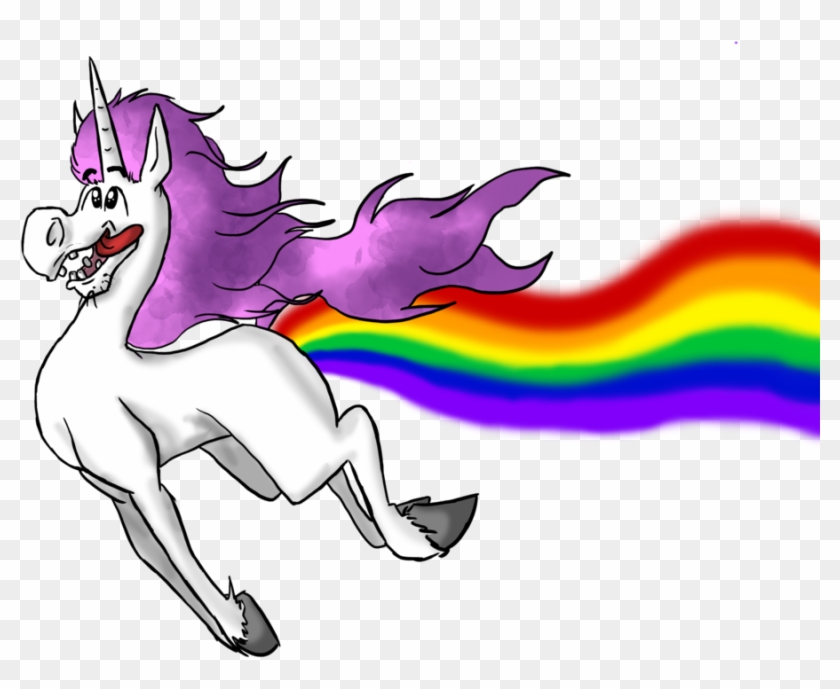 I Would Like To Finish With A Quote That Legendhunter - Unicorn Rainbow Fart #331635