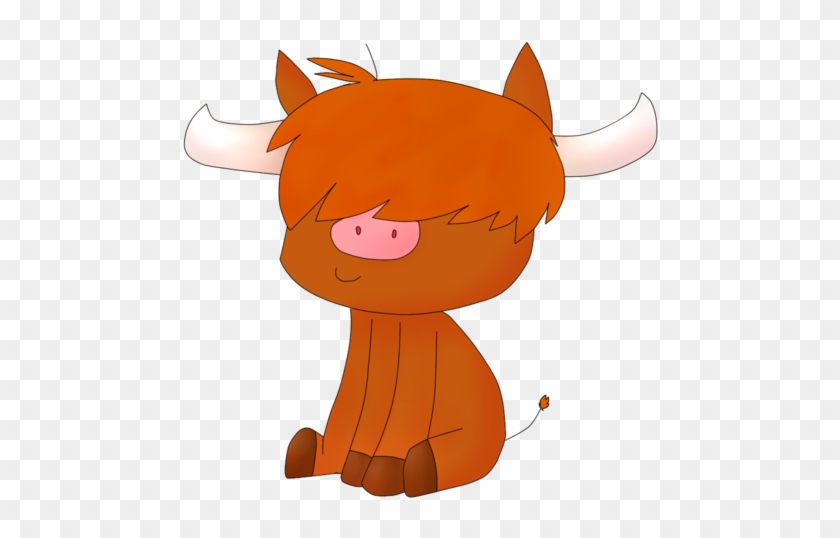 Highland Cattle By Crayonooze - Cartoon #332843