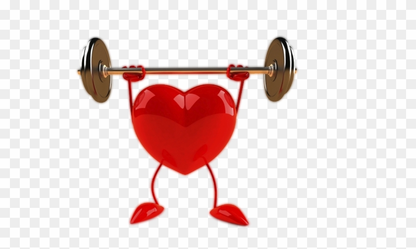 Heart In Ribbon Style Png Image - Healthy Heart Clipart #333076