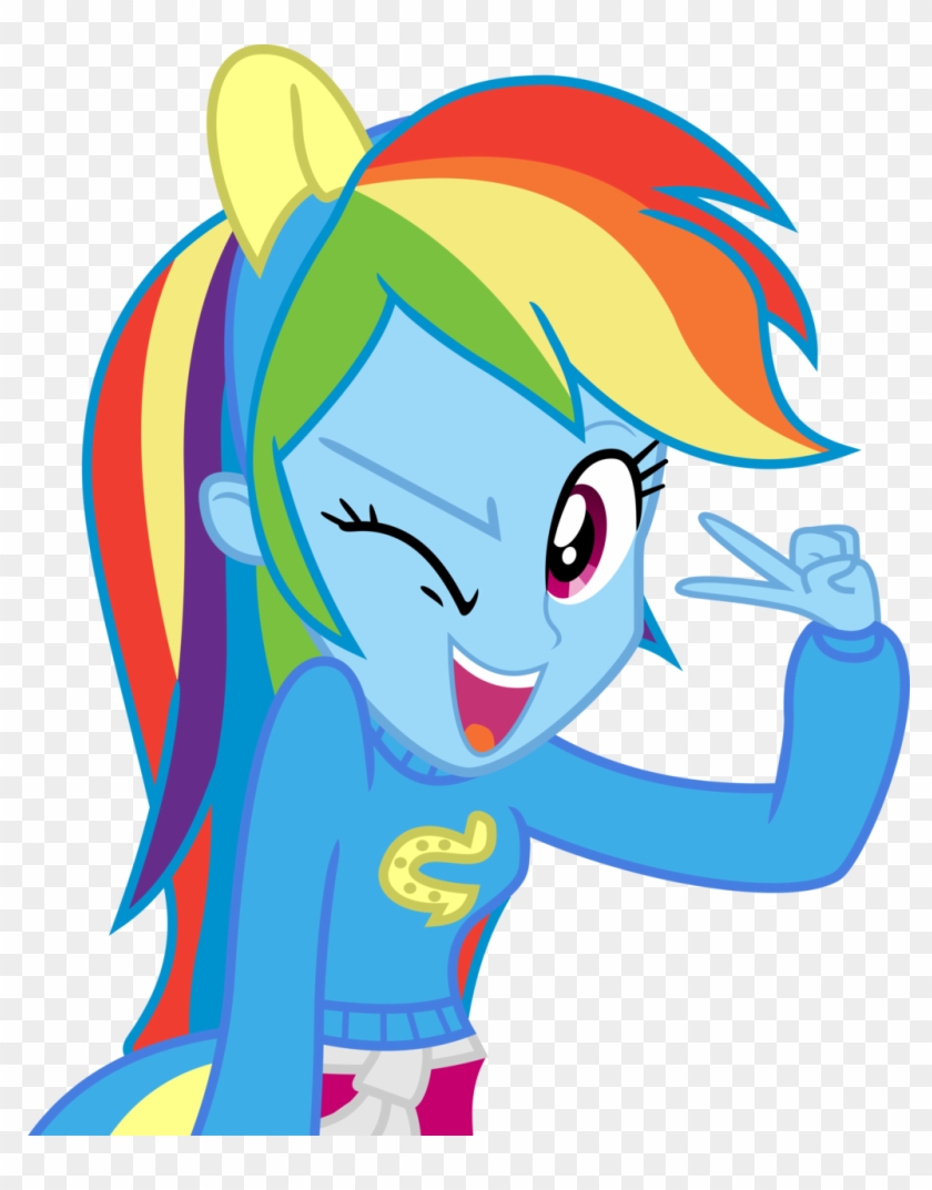 Equestria Girls - Rainbow Dash Equestria Girl Sweater #333098