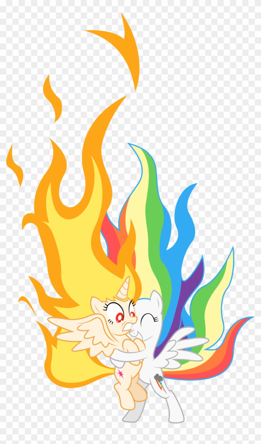 'flame Princess Twilight' And 'super Rainbow Dash' - Rainbow Dash #333388