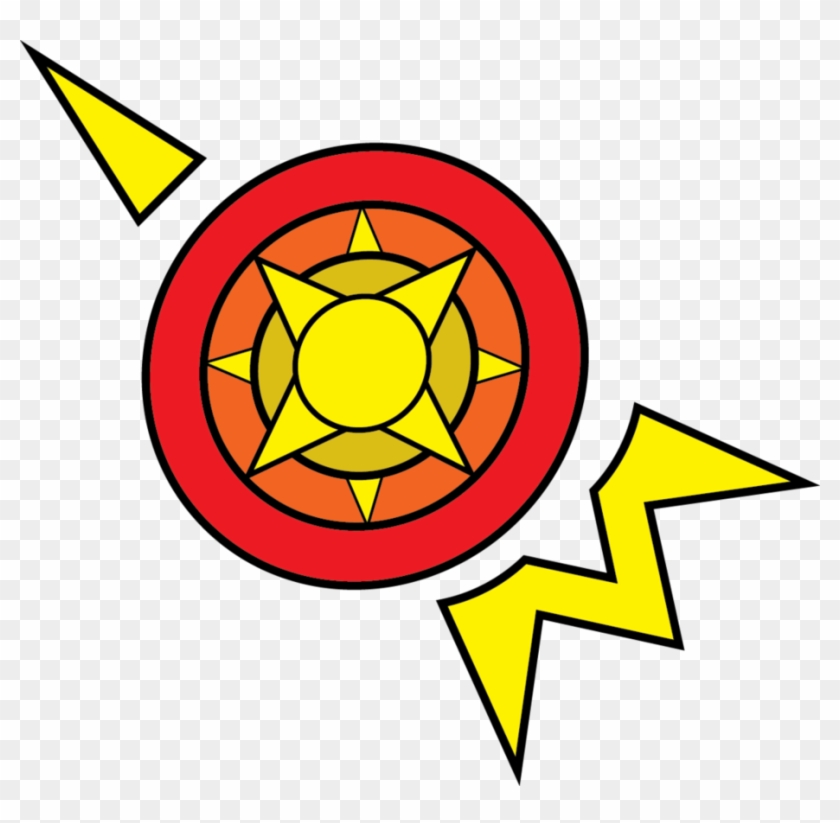 Mmbn Red Sun Logo By Kaizerker - 10 Pointed Star #333413