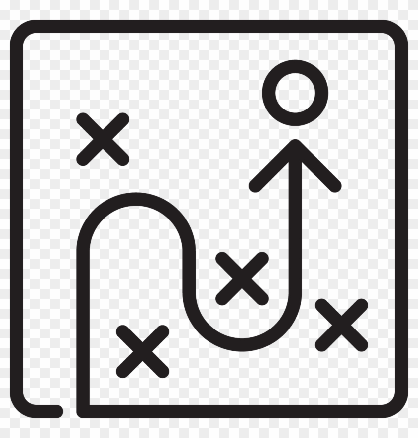 Football Outline Clip Art Download 1000 Clip Arts Page - Tactic Icon #333416