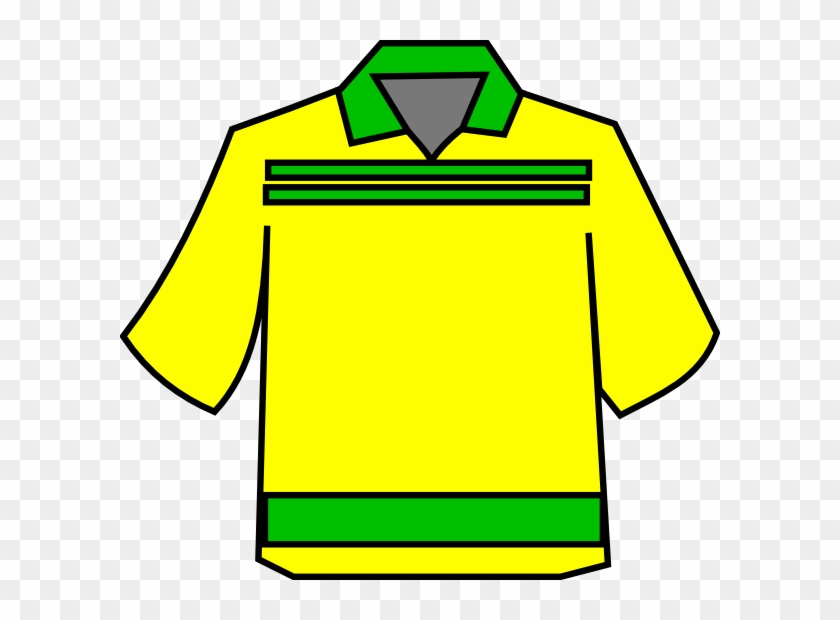 Club Shirt Yellow Clip Art At Clkercom Vector - Club Shirt Yellow Clip Art At Clkercom Vector #333566