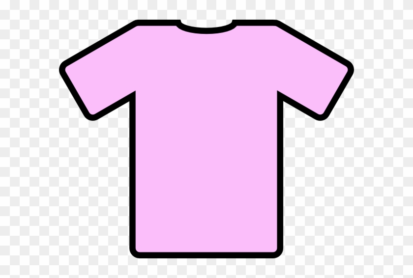 Light Pink Shirt Clip Art At Clker - T Shirt Clip Art #333574