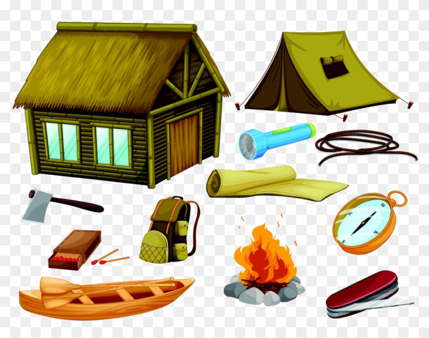 Camping Campfire Illustration - Camping Campfire Illustration #334650