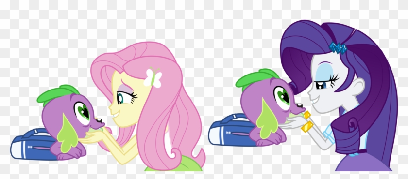Spike Gets All The Equestria Girls - My Little Pony: Friendship Is Magic #334751