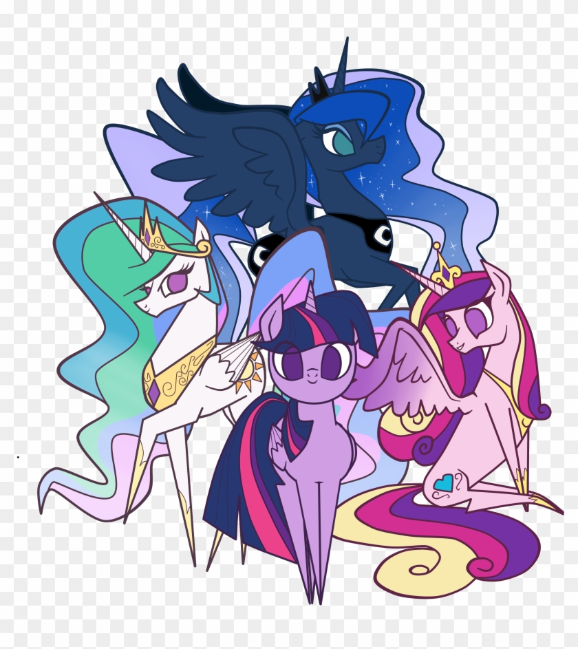 The Princesses Of Equestria By Irethciryatann The Princesses - The Princesses Of Equestria By Irethciryatann The Princesses #334931