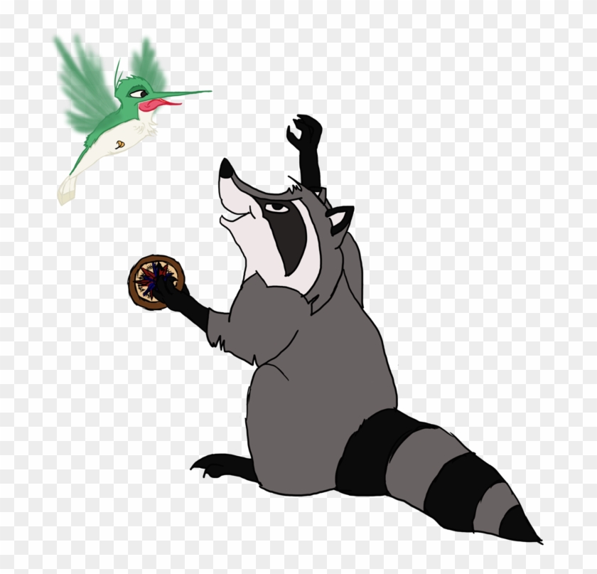 Meeko And Flit Collab By Riverturtle790 - Pocahontas Meeko And Flit #335219