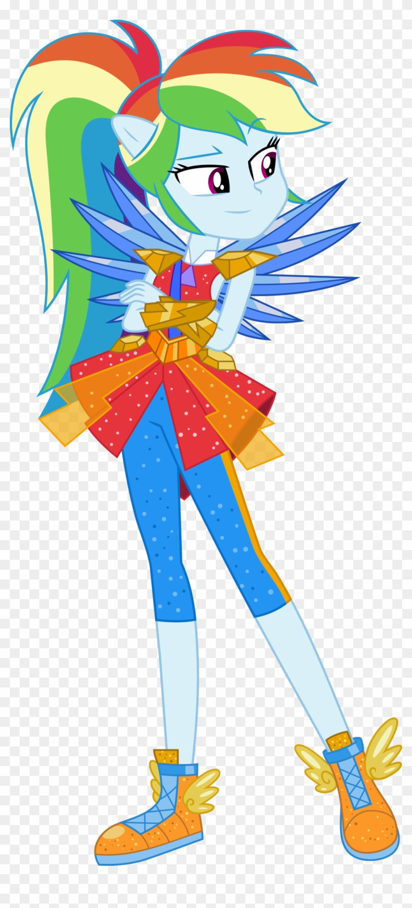 Mixiepie 616 71 Rainbow Dash Legend Of Everfree Vector - Rainbow Dash Crystal Guardian #336624
