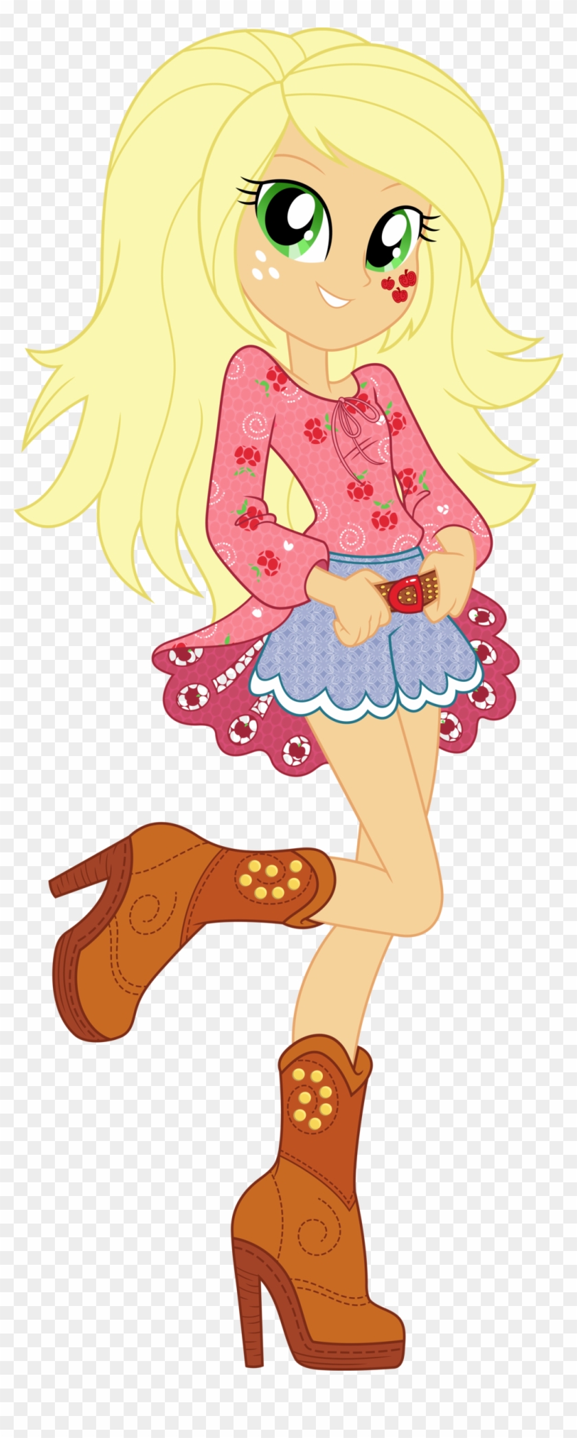 Legend Of Everfree Boho Applejack Vector By Icantunloveyou - Legend Of Everfree Applejack #336627