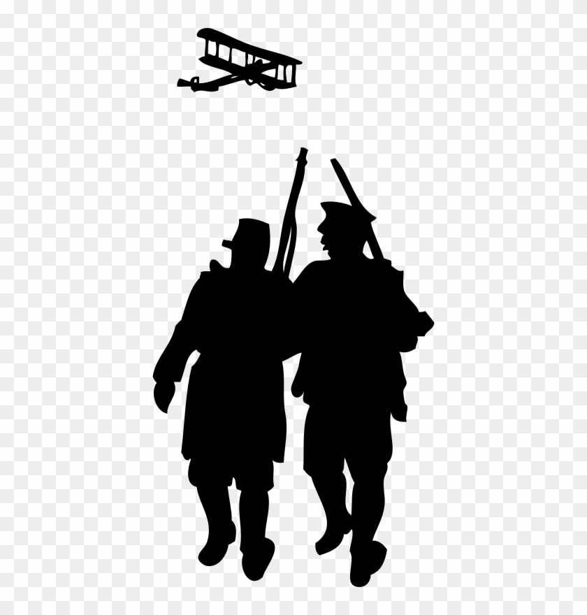 World War I Silhouette Clip Art At Clker Com Vector - World War 1 Png #336997