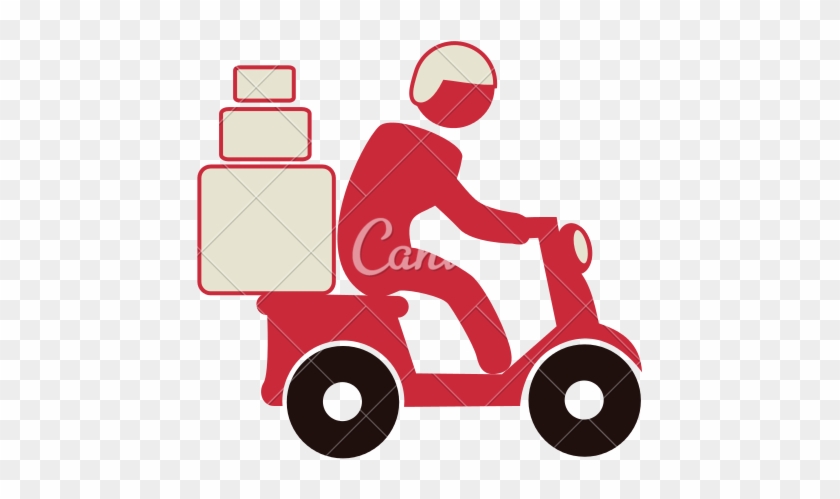 Logo Courier Service - Hotel Free Home Delivery #337439