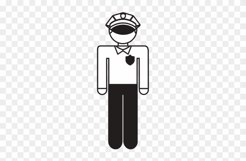 Police Officer Illustration - Cartoon #337746