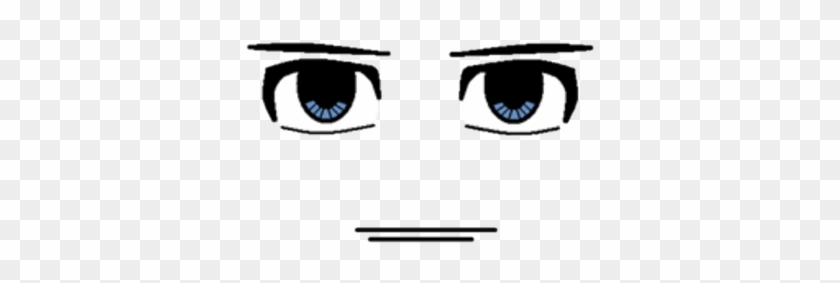 Anime Face,blue Eyes - Roblox #338051