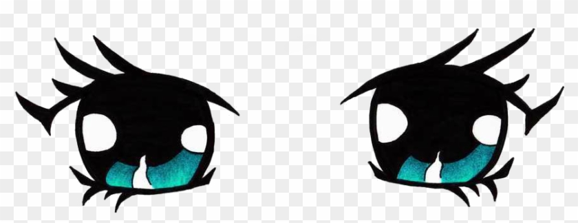 Png Anime Eyes By Timelineart - Cute Eyes Drawing Easy #338066