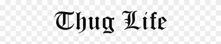 Thug Life Text - Thug Life Brille Png #338276