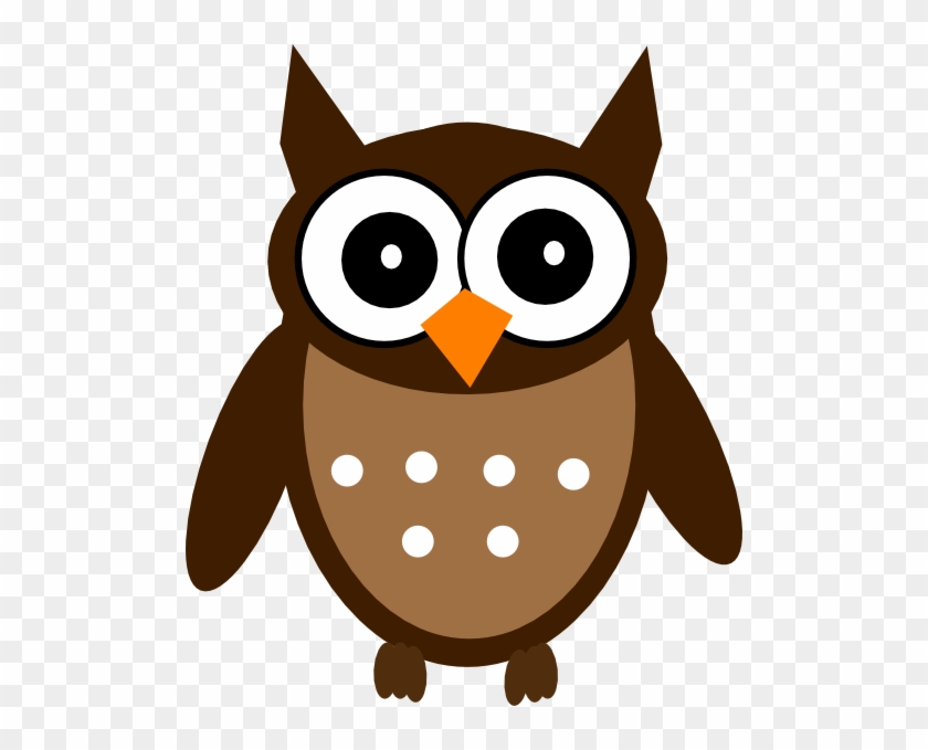 Brown Cute Owl Clip Art At Clker - Clip Art Owl Png #338418
