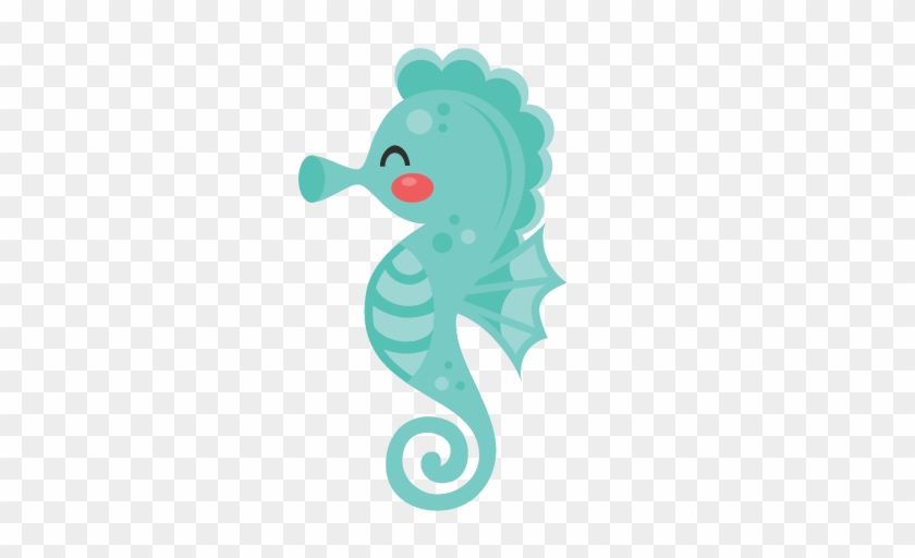 Seahorse Svg Scrapbook Cut File Cute Clipart Files - Sea Horse Clipart Cute #338602