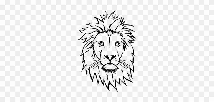 Lion Head Drawing At Getdrawings - Coloring Pages Lion Face #338752