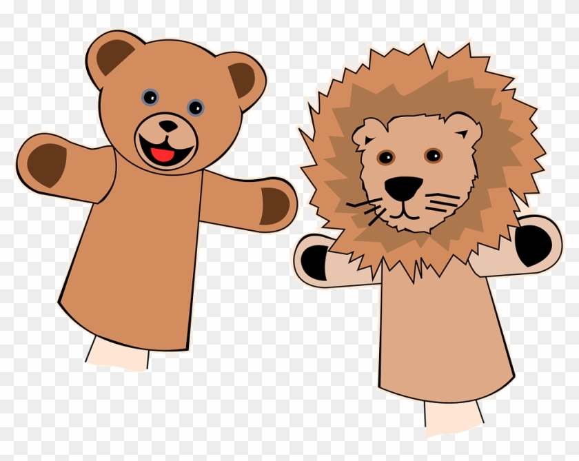Hand Clipart Lion - Puppet Clipart #339116