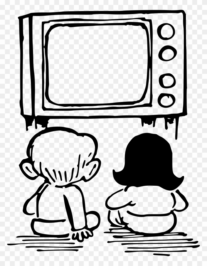 Watching Tv - Watch Tv For Coloring #339143