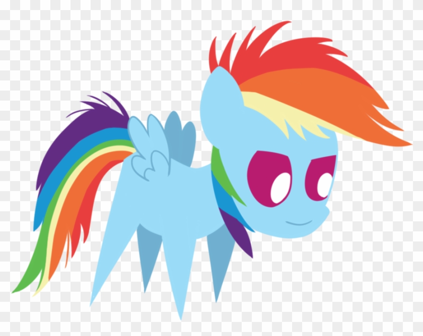 Rainbow Filly Is Watching You By Dragonfoorm - Cartoon #339185