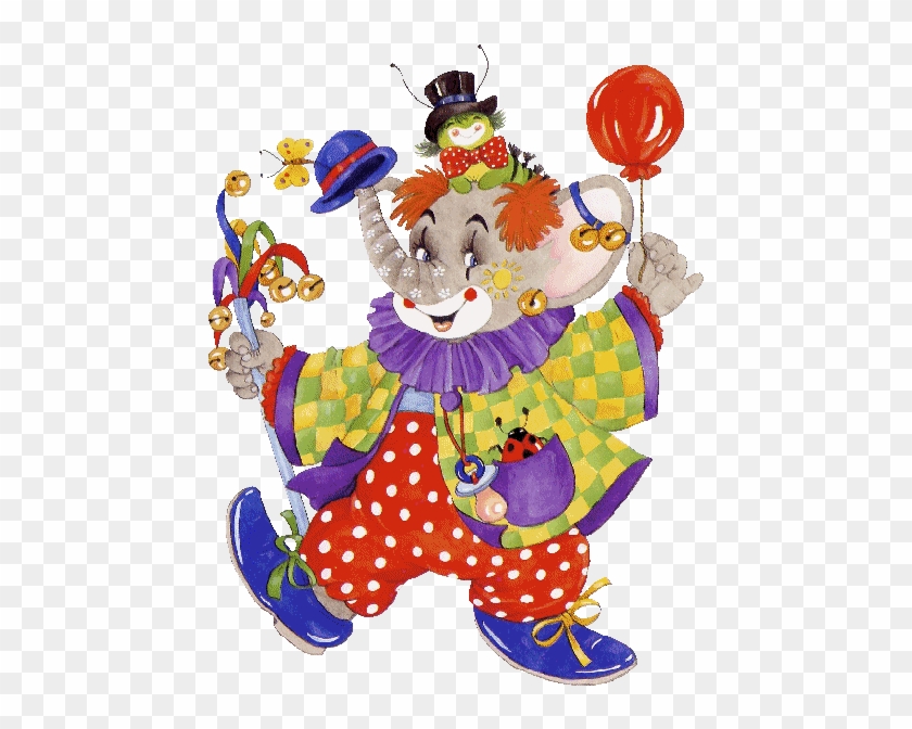 Circus Elephant Animal Clip Art Images Are Large Format - Gif Animate Gratis Di Buon Compleanno #339208