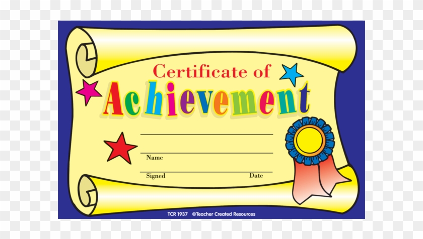 Certificate Of Achievement Awards - Certificate Of Achievement In School #339834