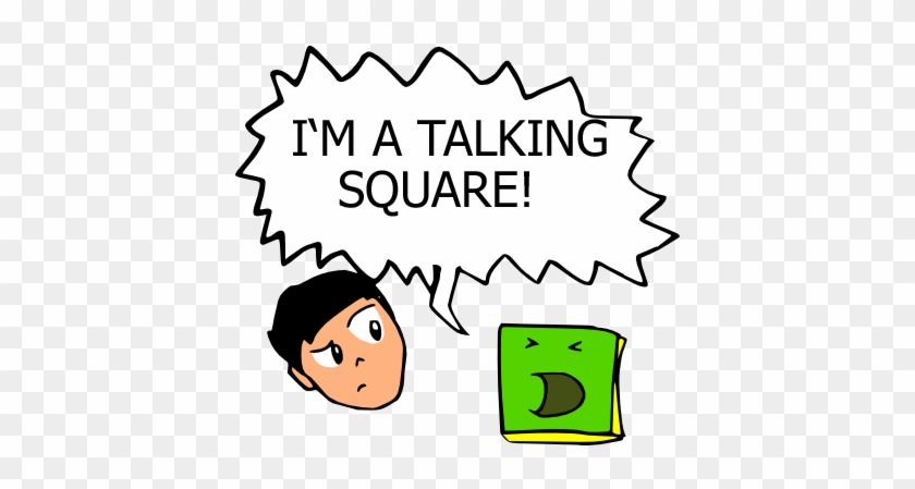 Iâ€™m A Talking Square By Harlequin - Thanks Animation #339991